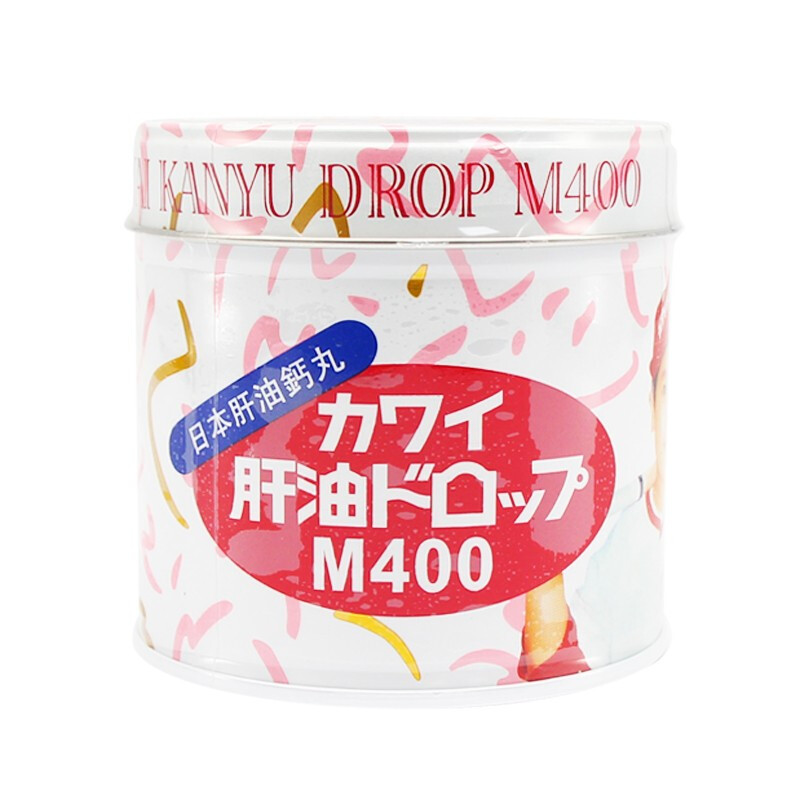 Kawai 日本肝油丸白罐清柠味180粒